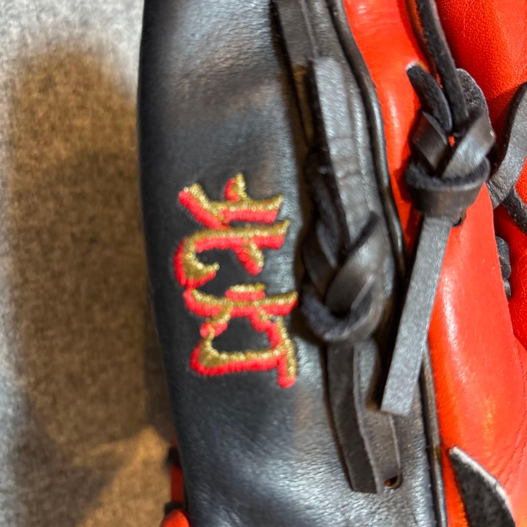 S h i pado赤黒 硬式グローブ