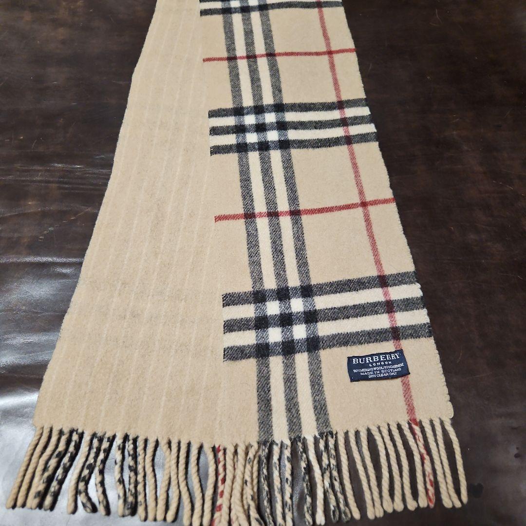 BURBERRY　バーバリー　リバーシブルマフラー