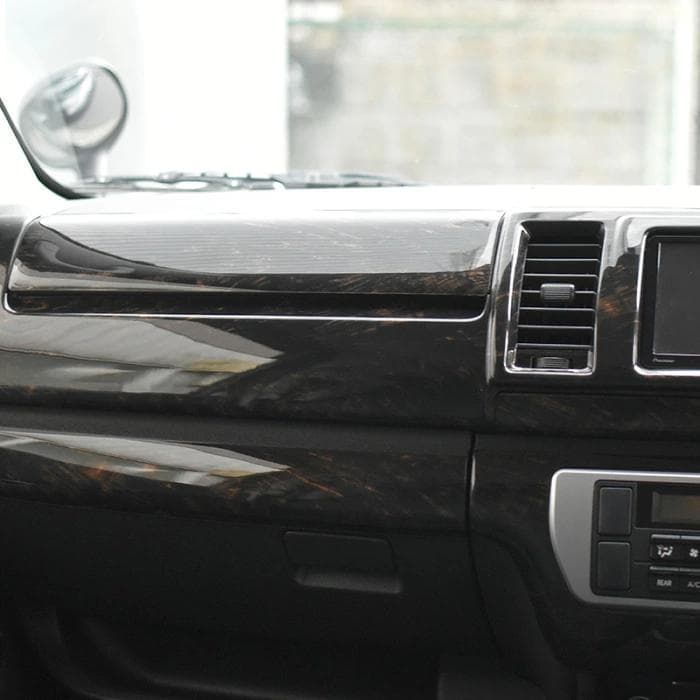 ハイエース インテリアパネル ダークプライム 15ピース ワイド