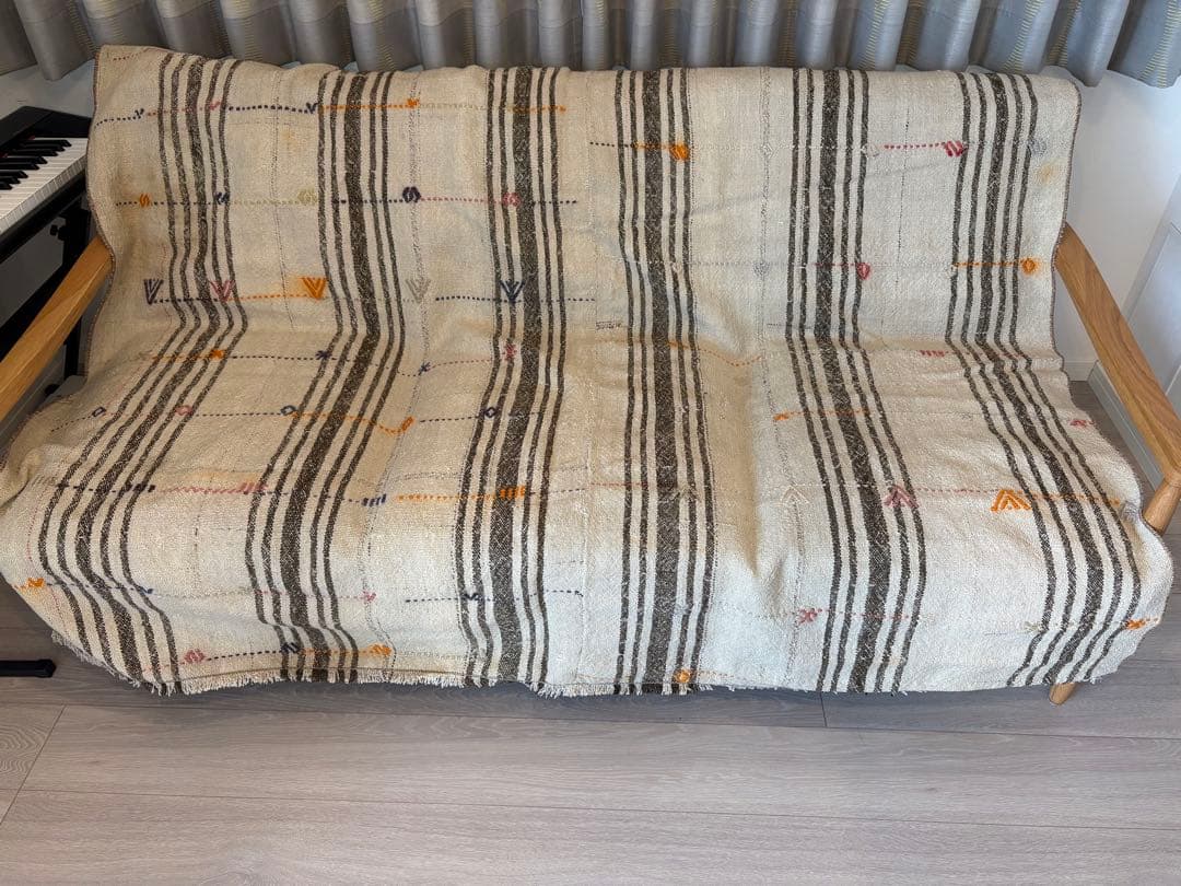 一点物ビンテージラグ・キリム（トルコ、アナトリア）167 x 189cm