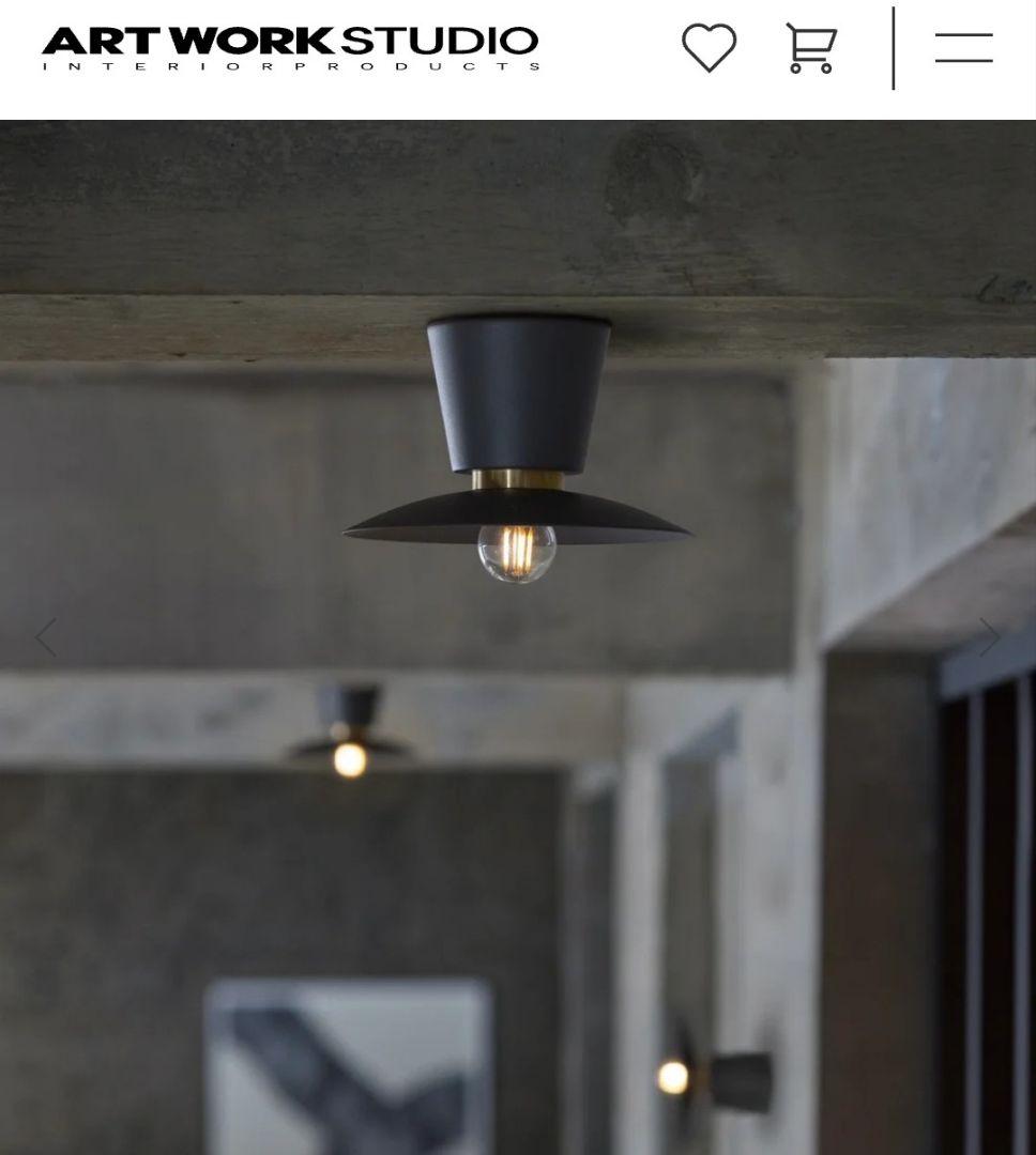 ARTWORK STUDIO AW-0656 ブラック　シーリングライト　箱無し