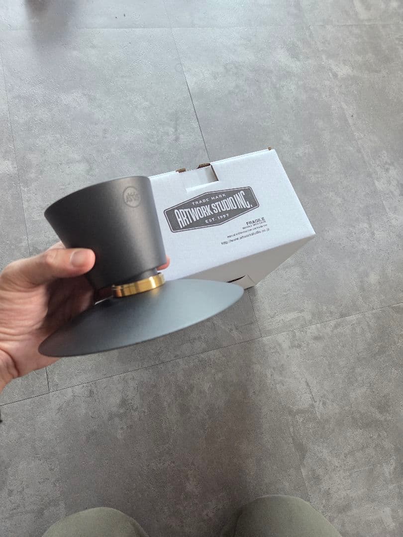 ARTWORK STUDIO AW-0656 ブラック　シーリングライト　箱無し