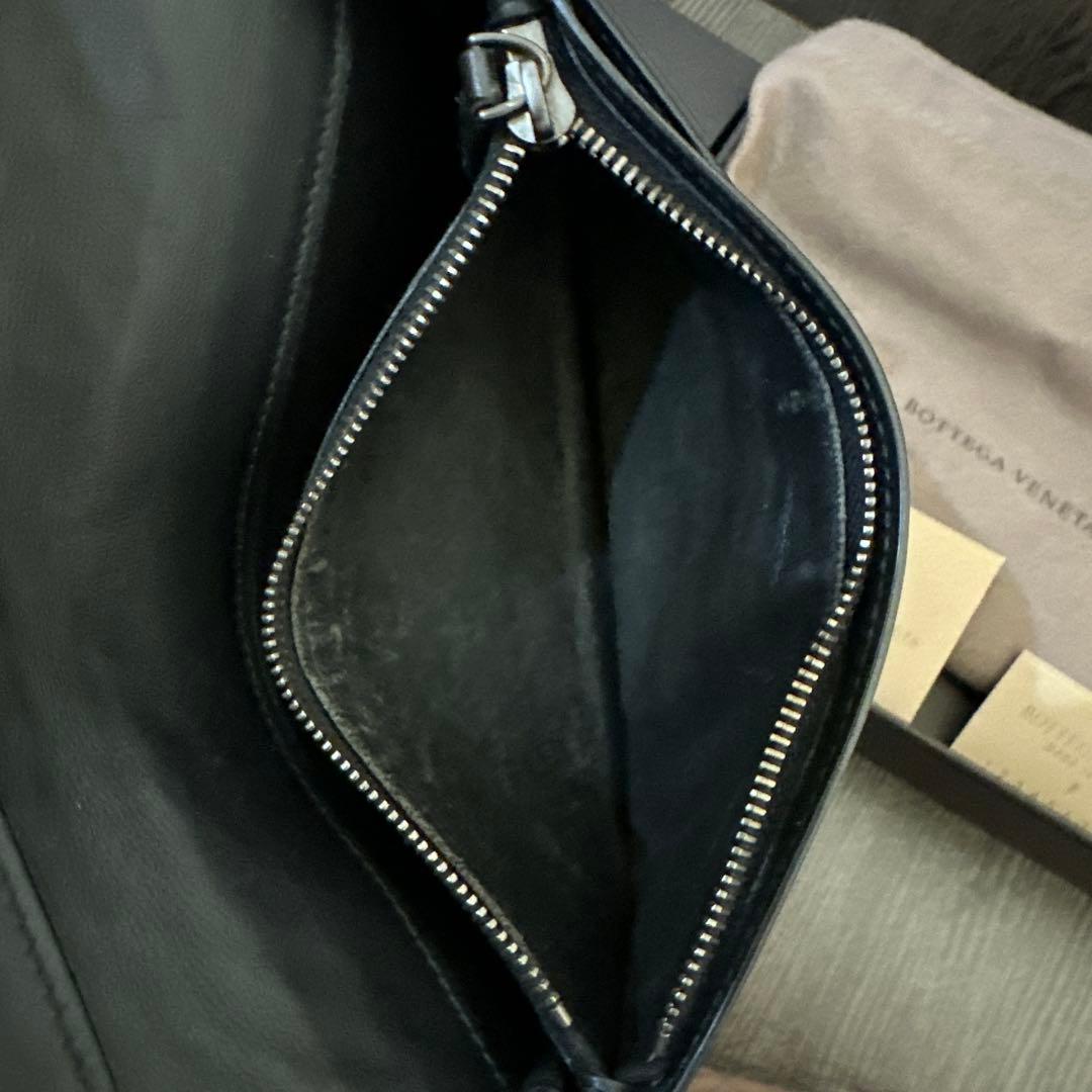 BOTTEGA VENETA 編み込みレザー長財布 ボッテガヴェネタ