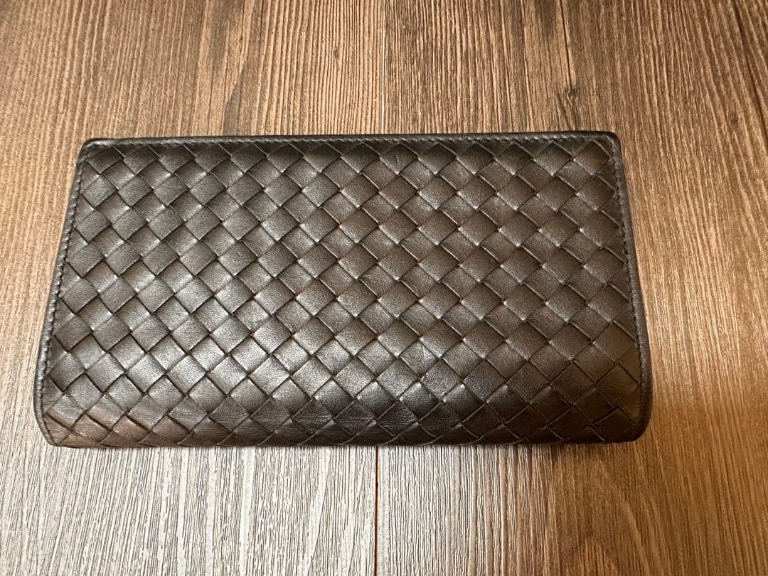 BOTTEGA VENETA 編み込みレザー長財布 ボッテガヴェネタ