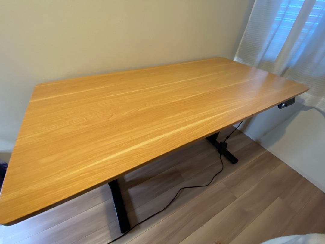 【美品】SANODESK 電動昇降式デスク 140×70 ※発送日未確定