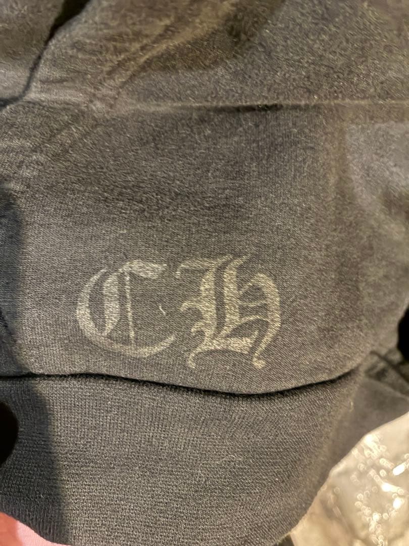 トップス CHROME HEARTS Floral Cross Hoodie L