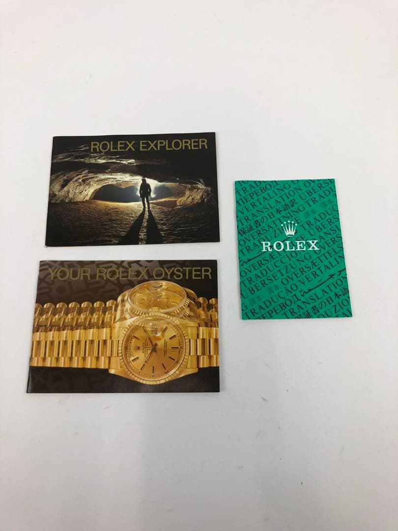 C*須様 ロレックス　空き箱　外箱　内箱　小冊子