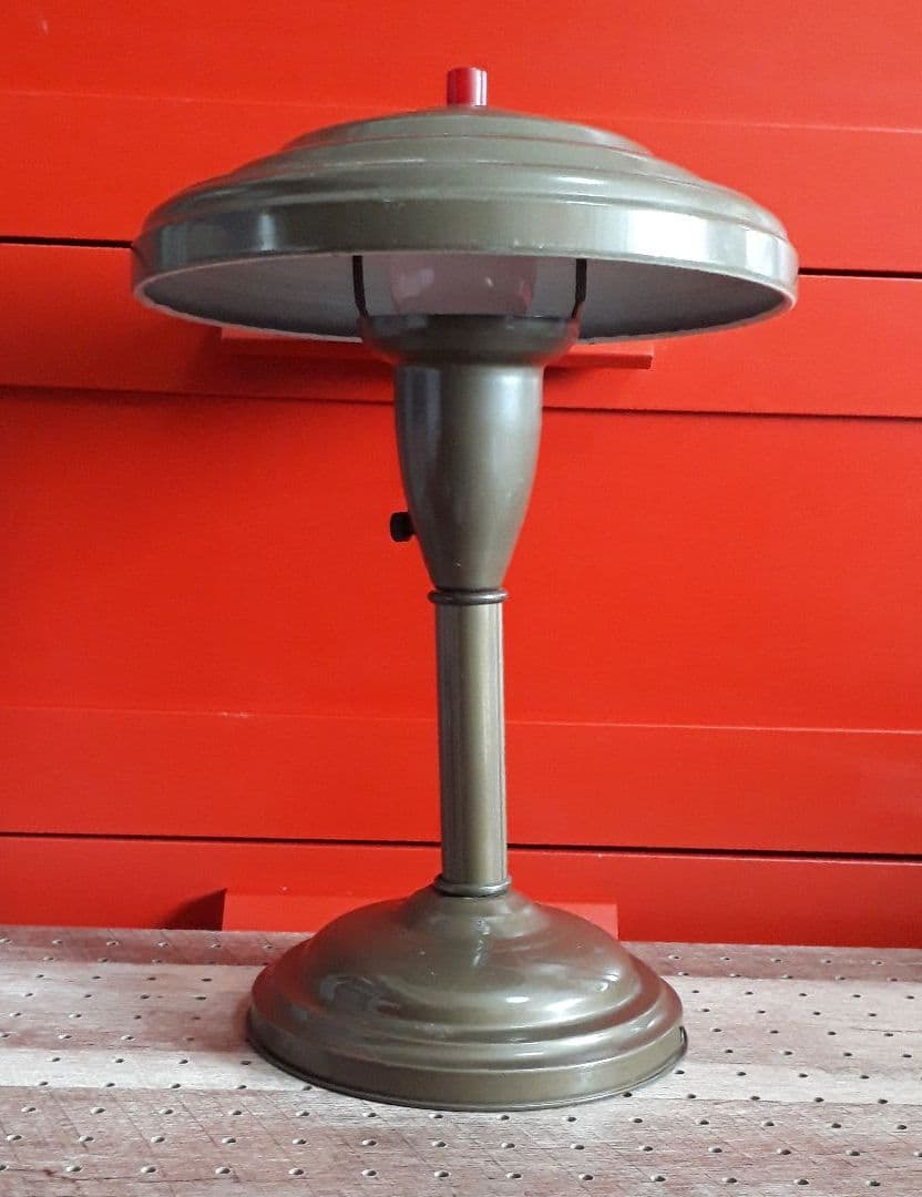 米国ヴィンテージ 1970' ミッドセンチュリー UFOアトミックメタルランプ
