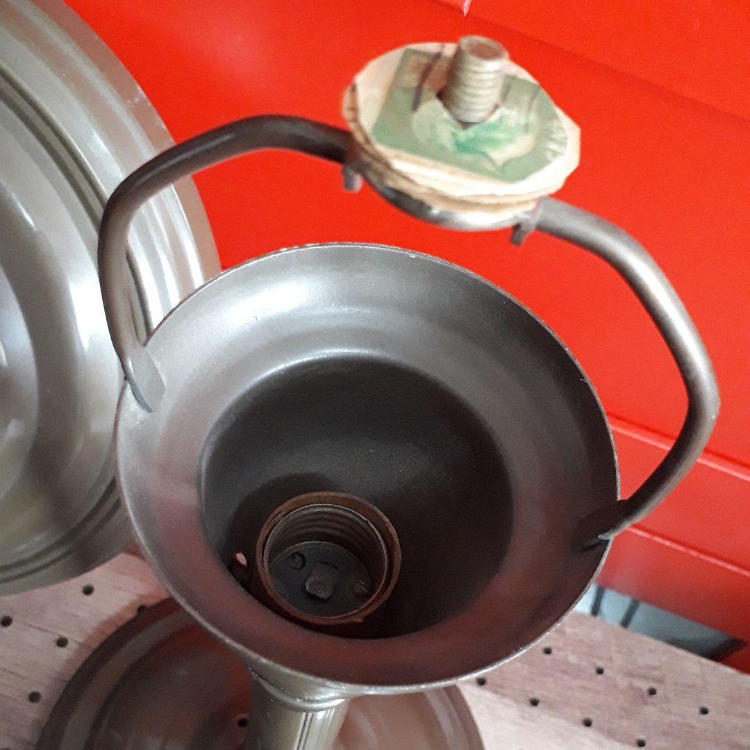 米国ヴィンテージ 1970' ミッドセンチュリー UFOアトミックメタルランプ