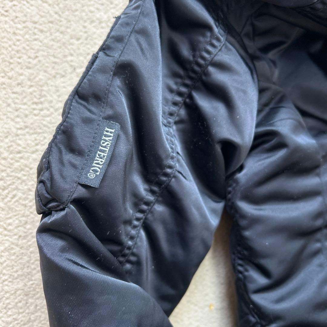 美品　y2k ヒステリックグラマー N2B フライトジャケット ファー 短丈