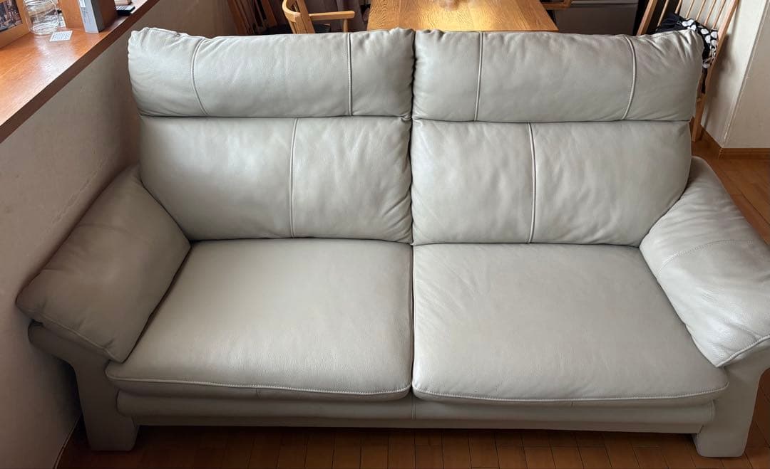 【maimeguさま専用 】三人掛けソファーレザー CLAVER 革皮 PVC