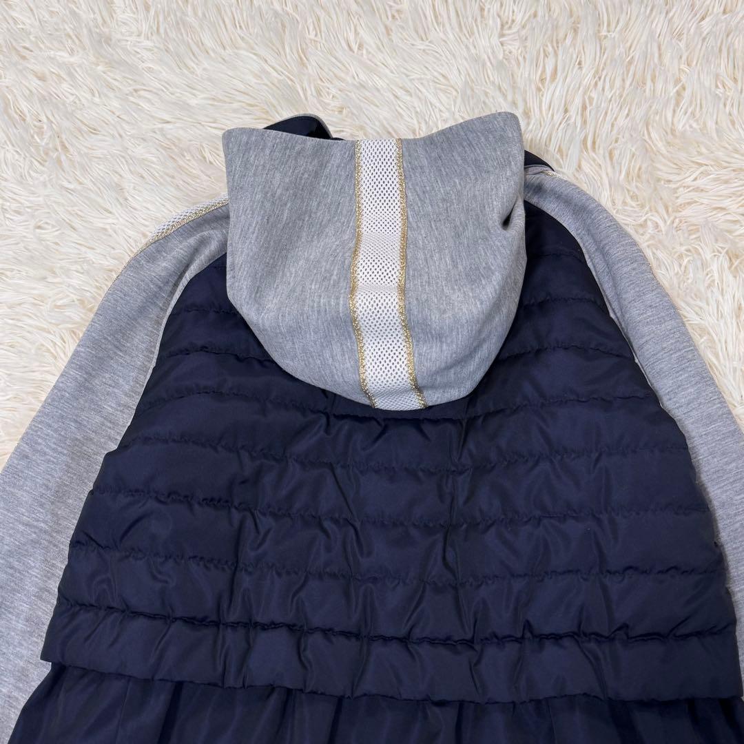 極美品 HERNO フード付きスプリングコート 14A 大人 2way 中綿