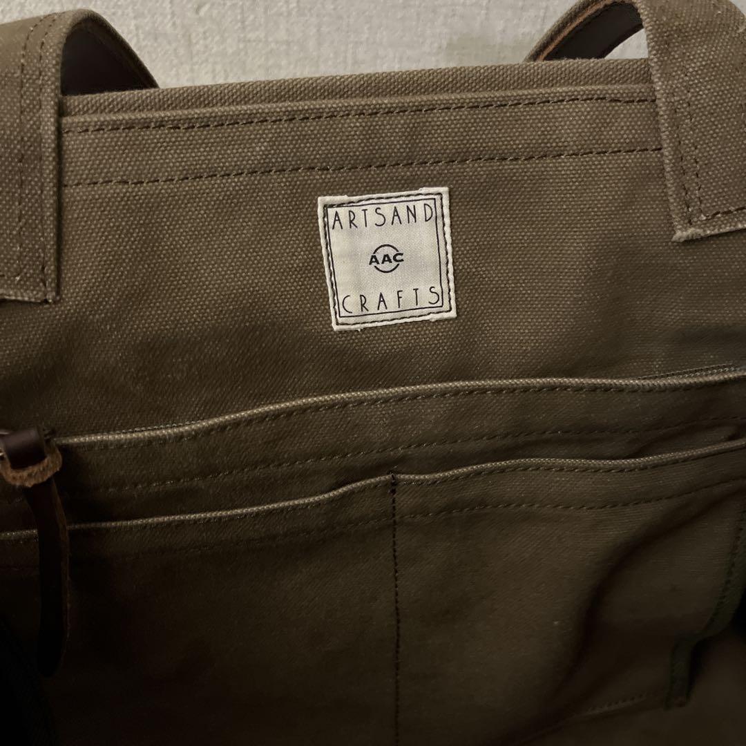 バッグ ARTS & CRAFTS/ AGING CANVAS BASIC TOTE