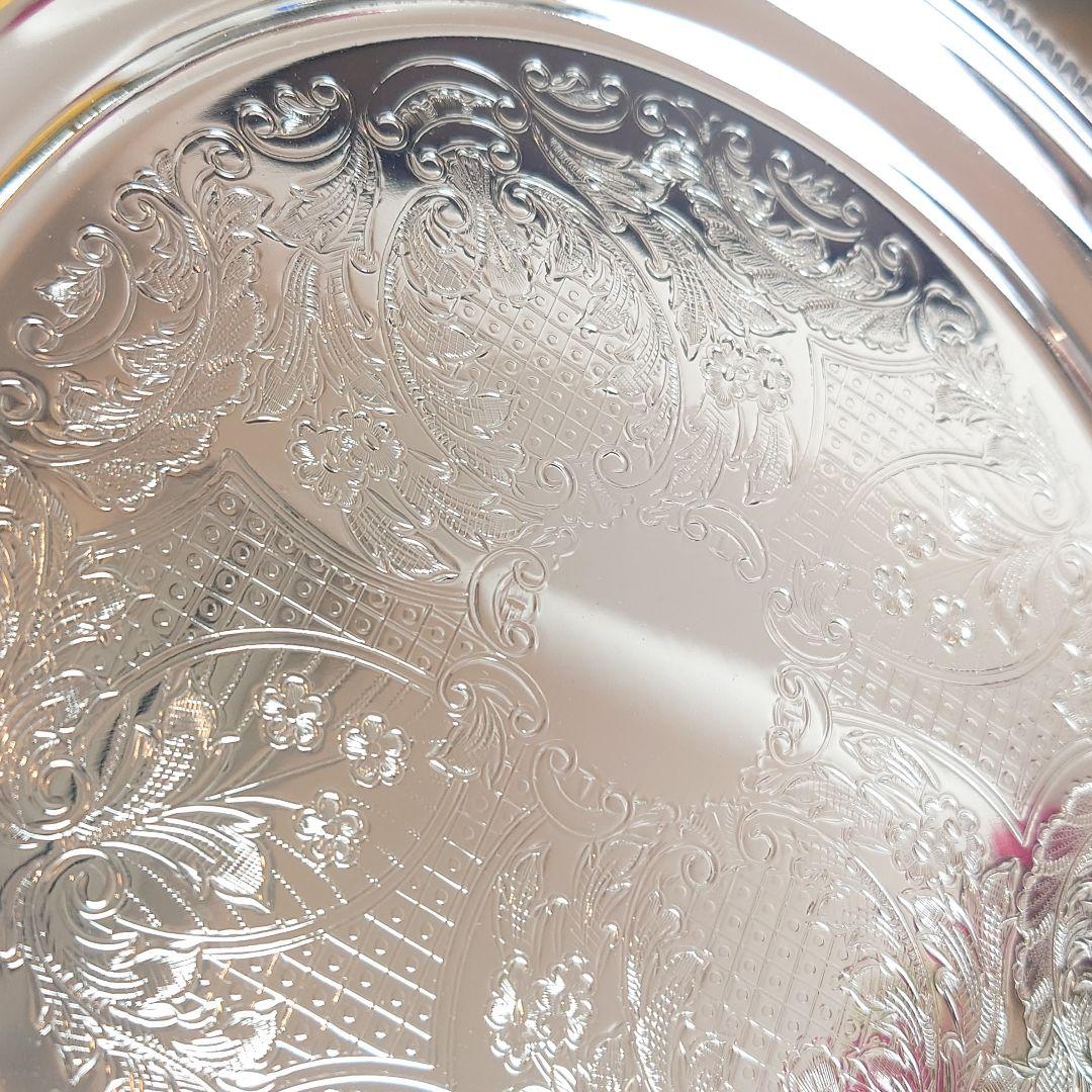 イギリス製　シルバープレート　シルバートレイ