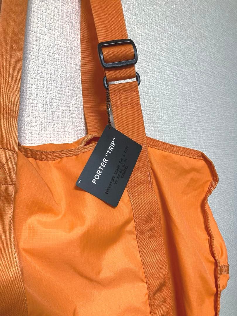 PORTER TRIP ボストンバッグ オレンジ