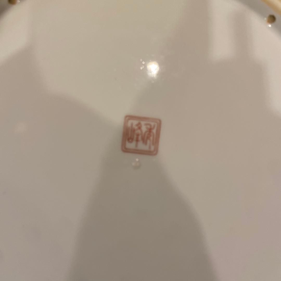 有田焼 秀峰 額皿 大皿 飾皿 金襴手 金彩 古伊万里絵付遊女図 10寸