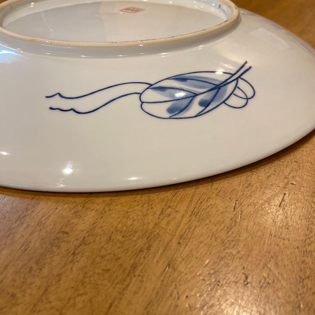 有田焼 秀峰 額皿 大皿 飾皿 金襴手 金彩 古伊万里絵付遊女図 10寸