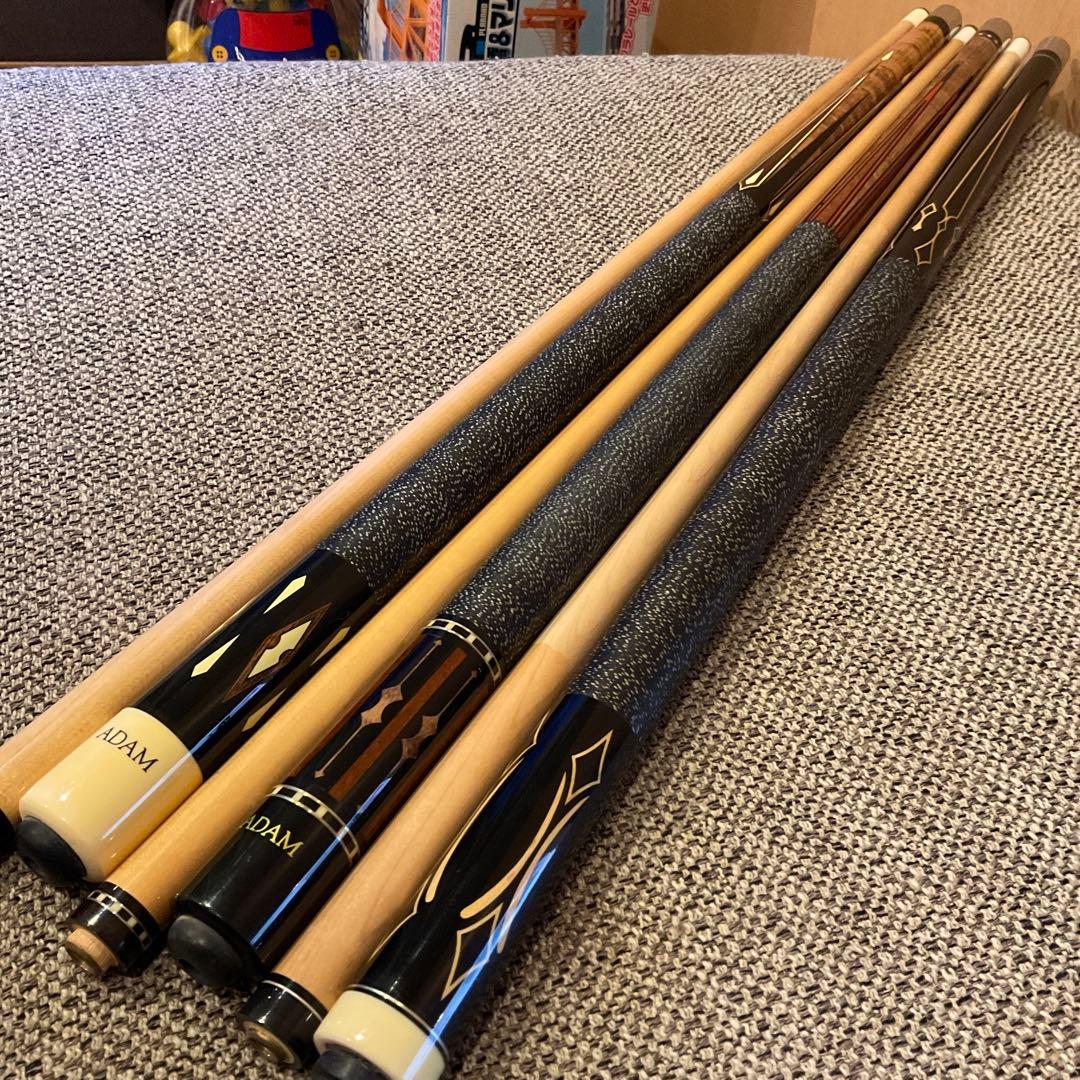 ぽ*ん様 LICOS リコス　ビリヤード　キュー　18山 パイロテッド　ノーマル