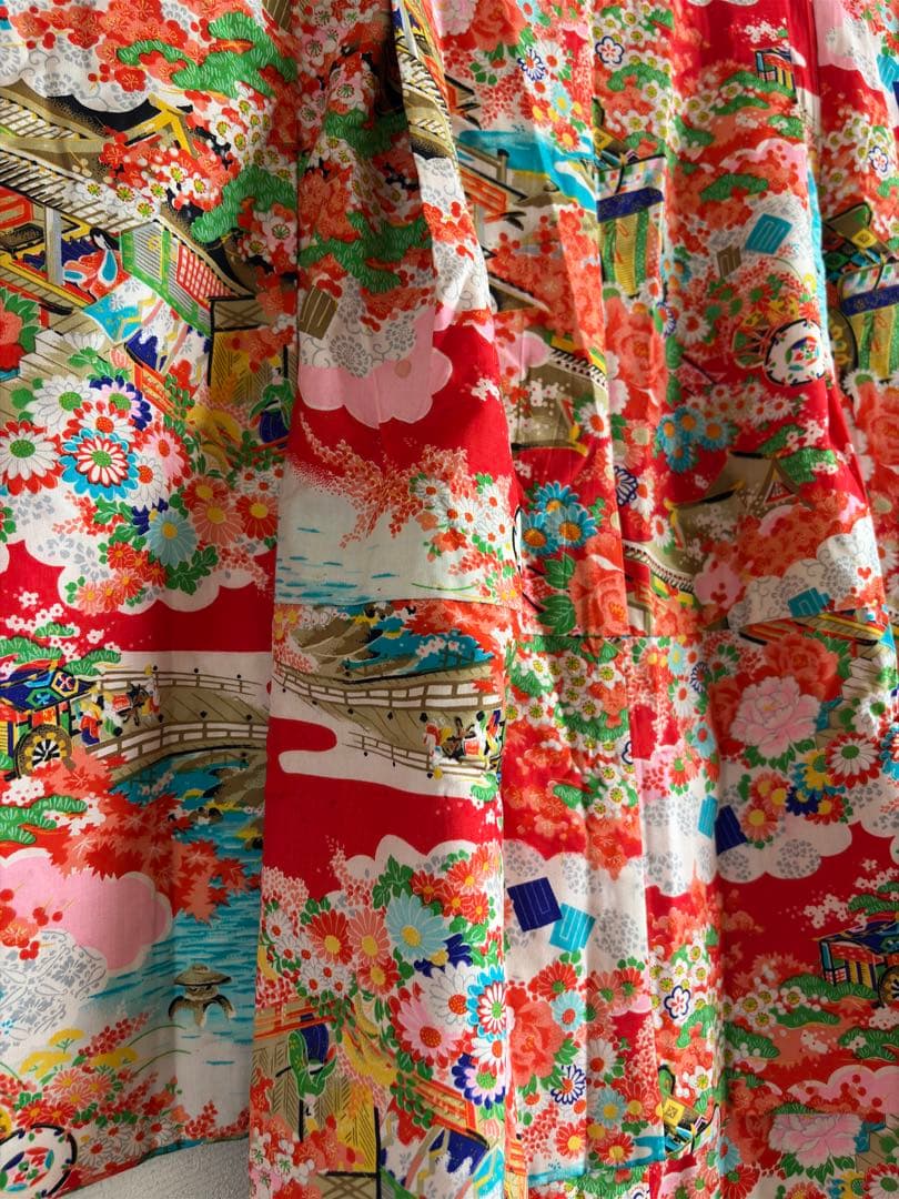 専用　アンティーク　子供　着物　平絹　七五三