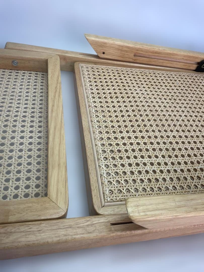 ラタンチェア 折り畳みチェア デスクチェア ラタン椅子　12c187