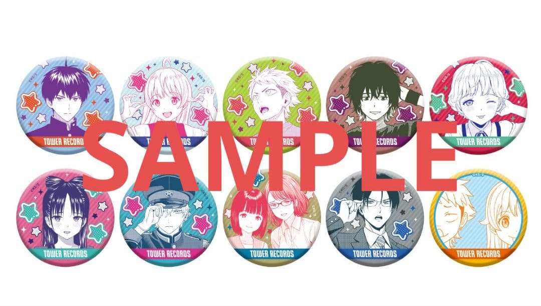 ウィッチウォッチ タワレコ 缶バッジ 全種類 BOX コンプセット 2箱