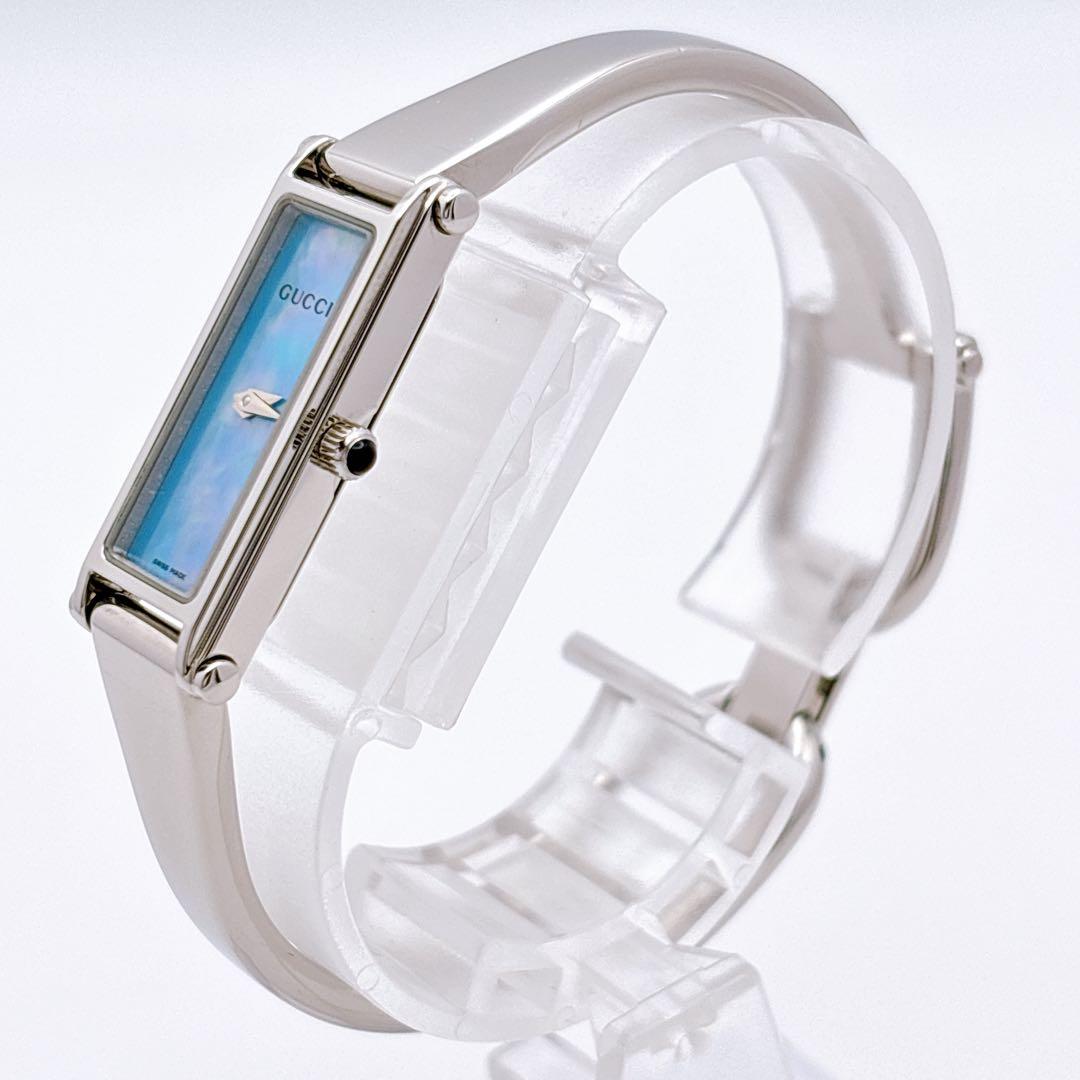 【希少・電池新品・付属品】GUCCI 1500L ブルーシェル レディース