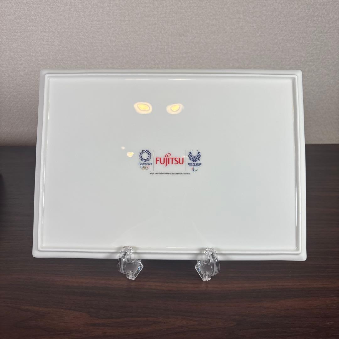 【未使用】ニッコー 「墨の瞬」コシノヒロコ 長角皿 4枚セット