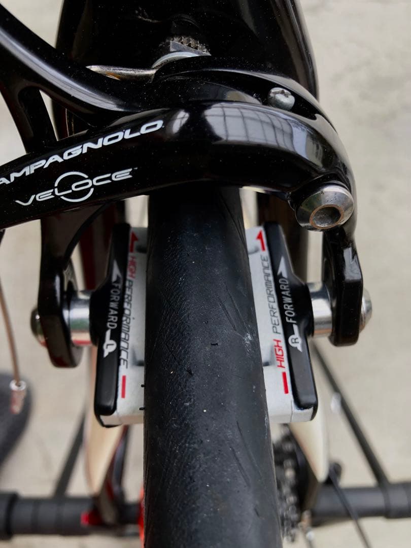 フルカーボン美品/全整備済LOOK/ルック555/新品カンパ・ヴェローチェ