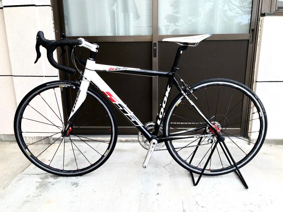 フルカーボン美品/全整備済LOOK/ルック555/新品カンパ・ヴェローチェ