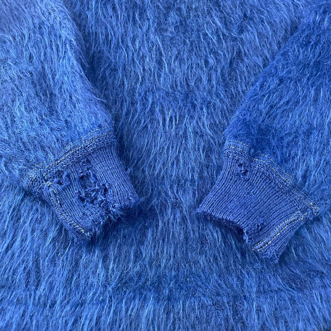 m*1様 60s J.C. Penney Co. シャギーニット 青　S ヴィン