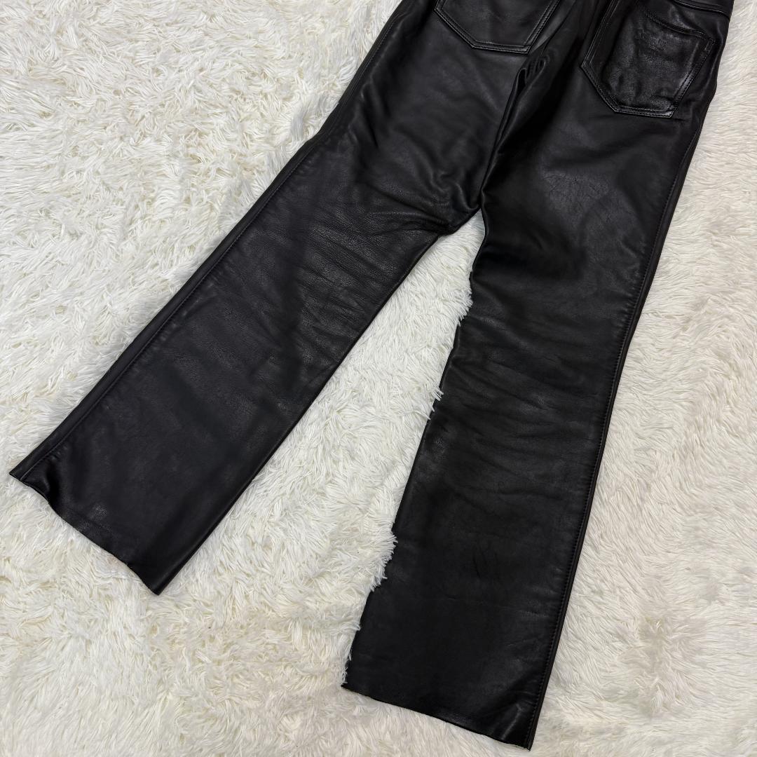 Takupoko様604✨ブーツカット Schott レザーパンツ ライダース