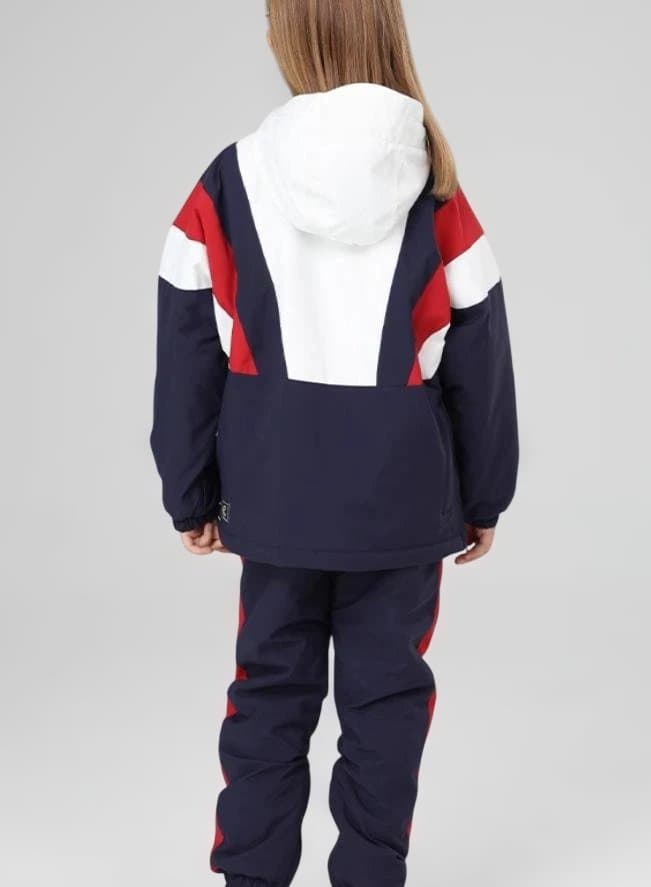 子ども用スノーボードウェア カラーブロック689