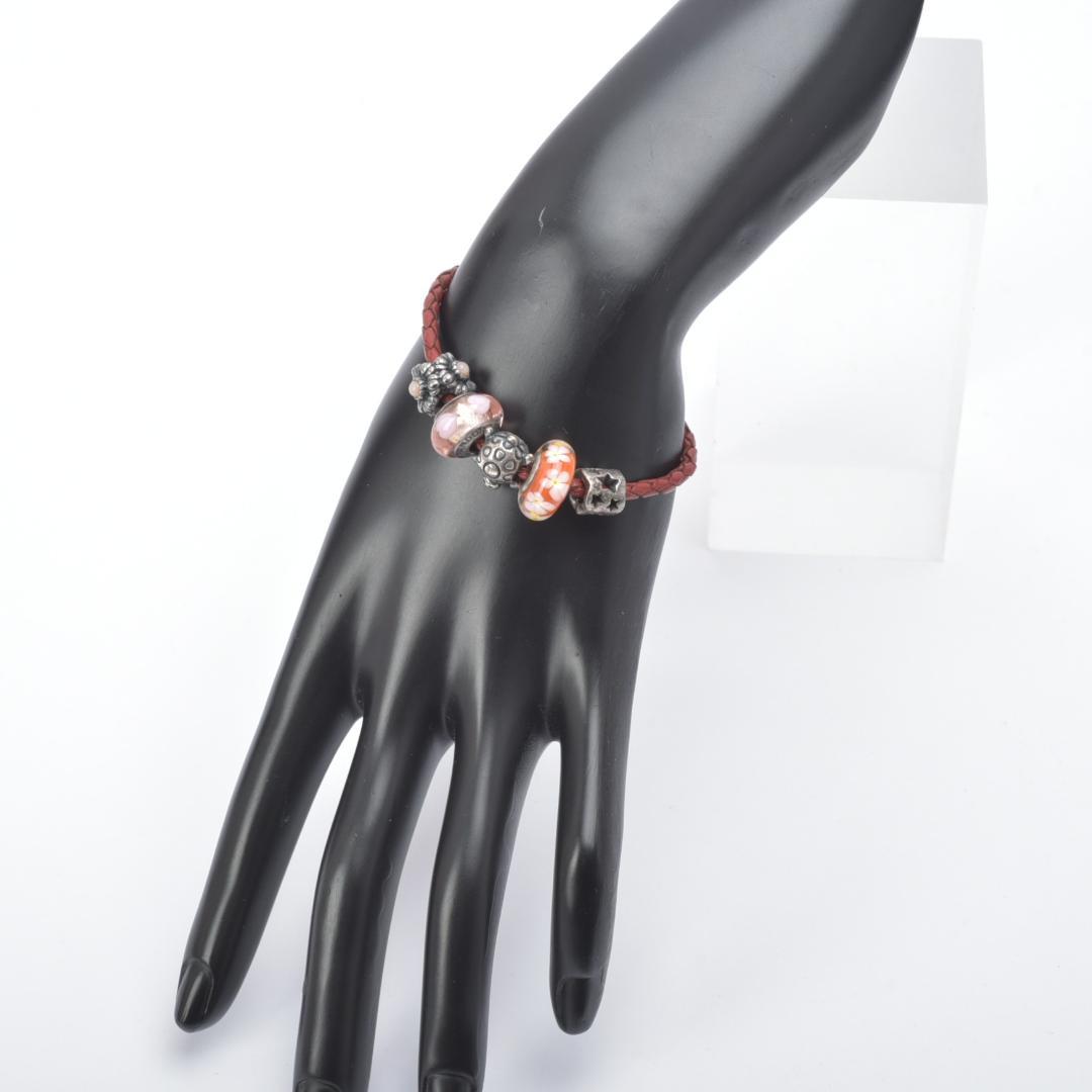 良品 PANDORA パンドラ SV ブレスレット S925刻印 袋付き