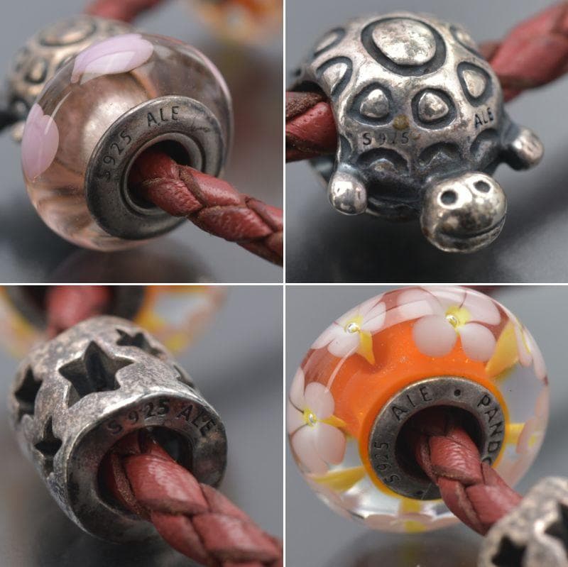 良品 PANDORA パンドラ SV ブレスレット S925刻印 袋付き