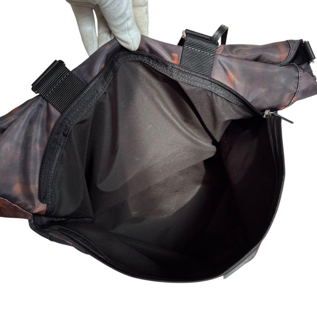 【未使用級】アニエスベー 2way ボストンバッグ フォトプリント 夜景 大容量