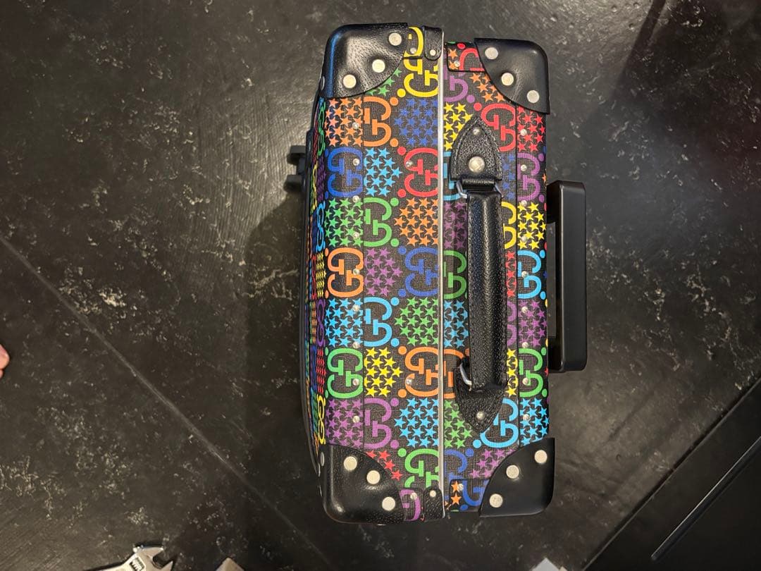 GUCCI×グローブトロッター 2020 サイケデリック キャリーバックミケーレ
