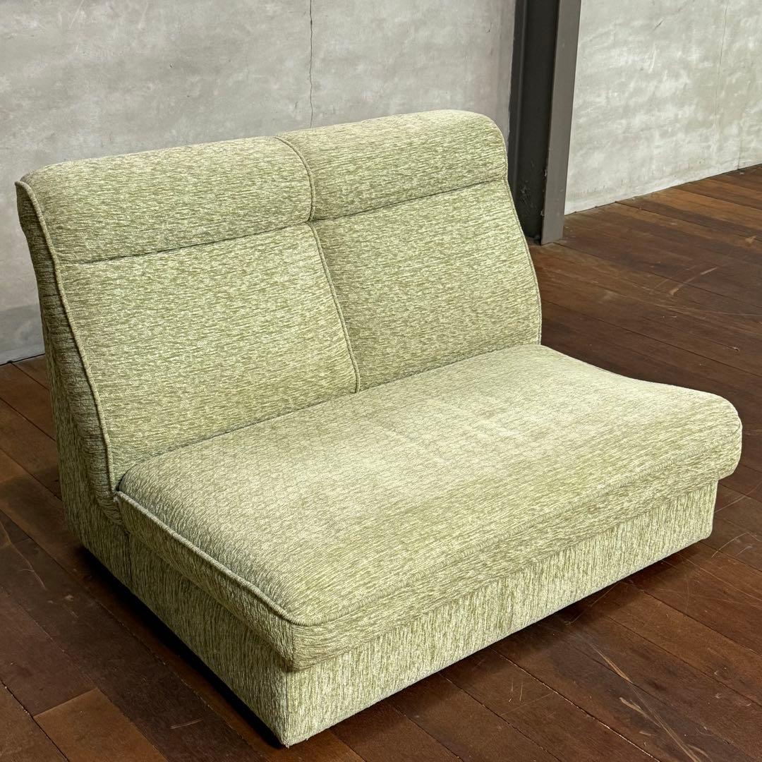 H15K42b オールドカリモク 2人掛けソファ