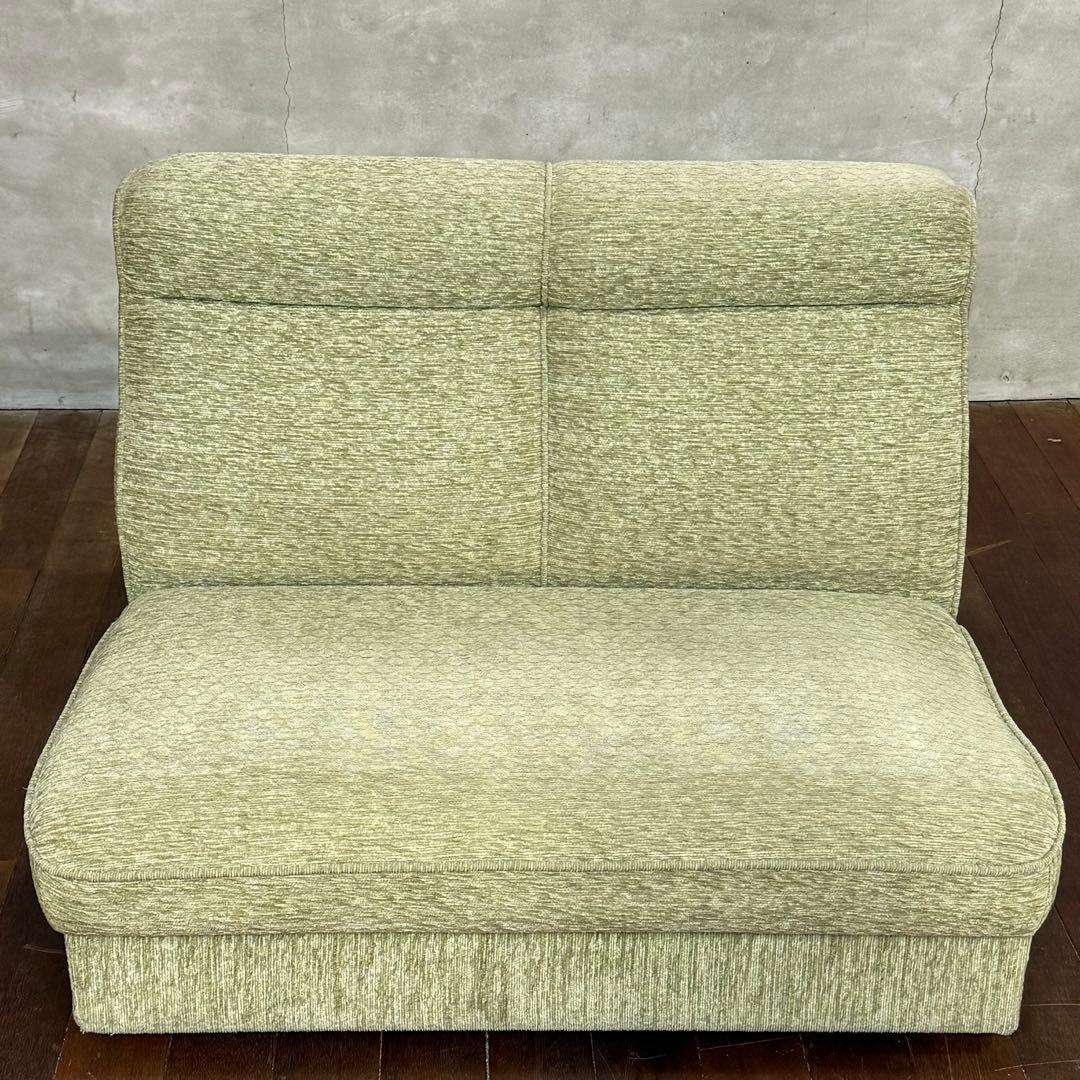 H15K42b オールドカリモク 2人掛けソファ