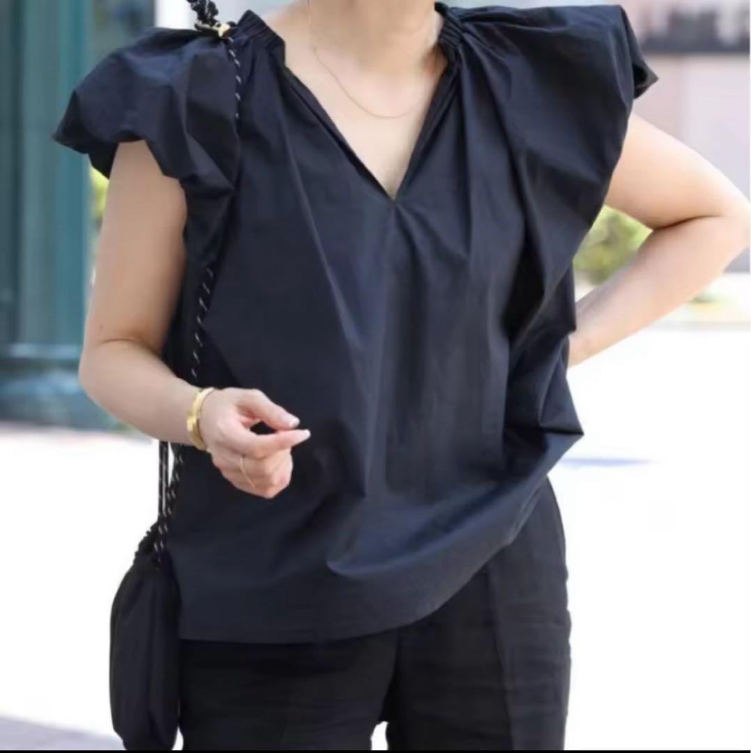 ドゥーズィエムクラスCELERI セルリコットンパフブラウス