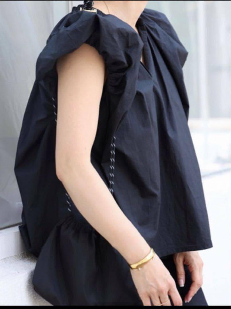 ドゥーズィエムクラスCELERI セルリコットンパフブラウス