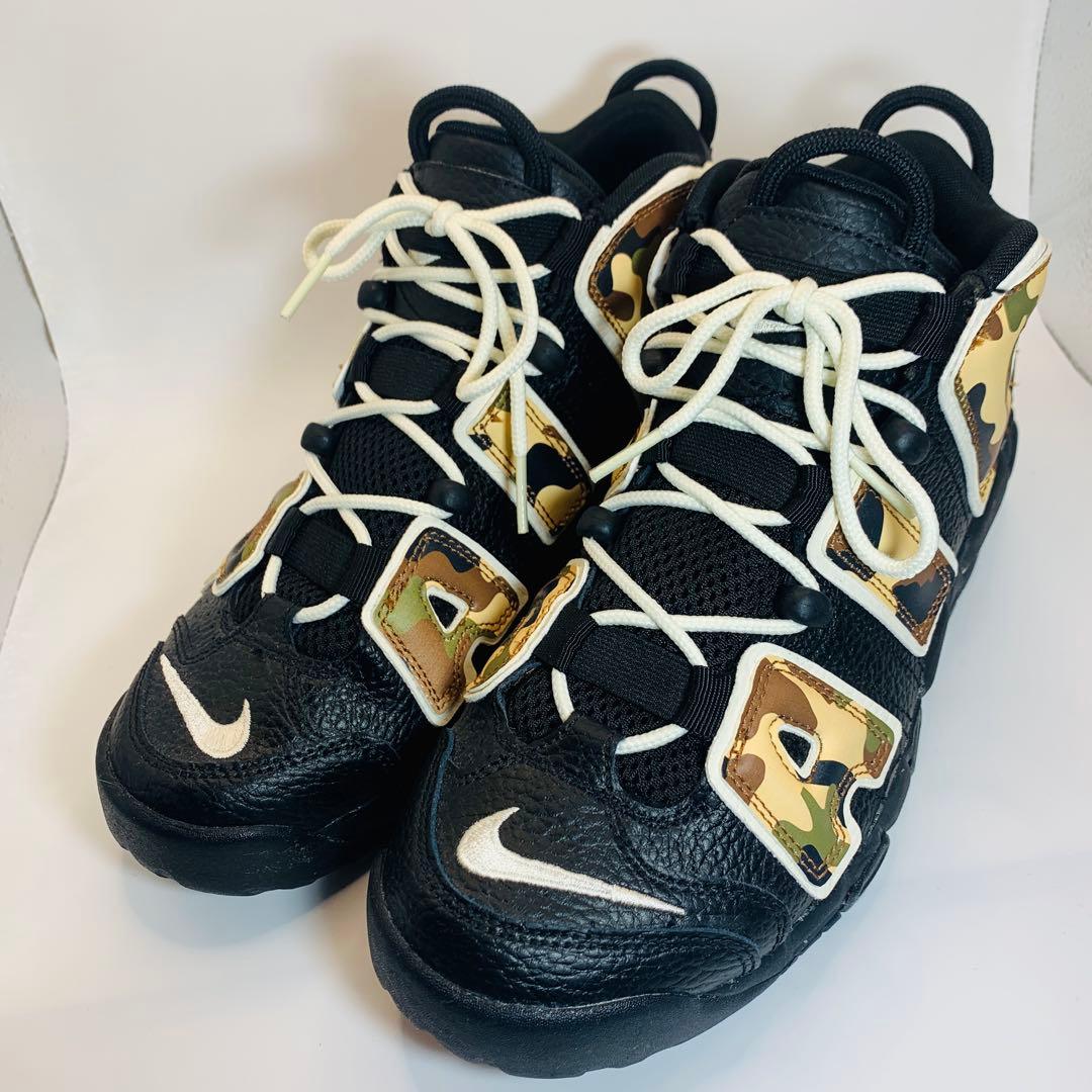 ⭐️極美品ナイキ、エア モア アップテンポ カモ、CJ0930-001、25cm