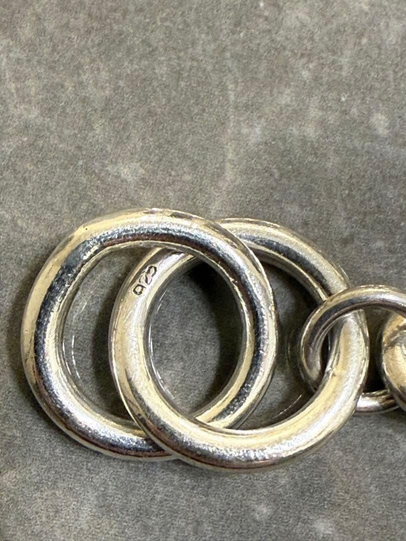 アクセサリー SILVER925 WIDE DESIGN HARD WARE BRACELET