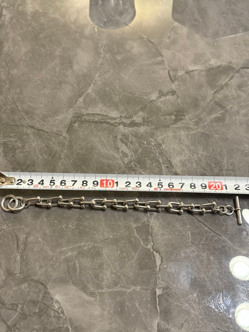 アクセサリー SILVER925 WIDE DESIGN HARD WARE BRACELET