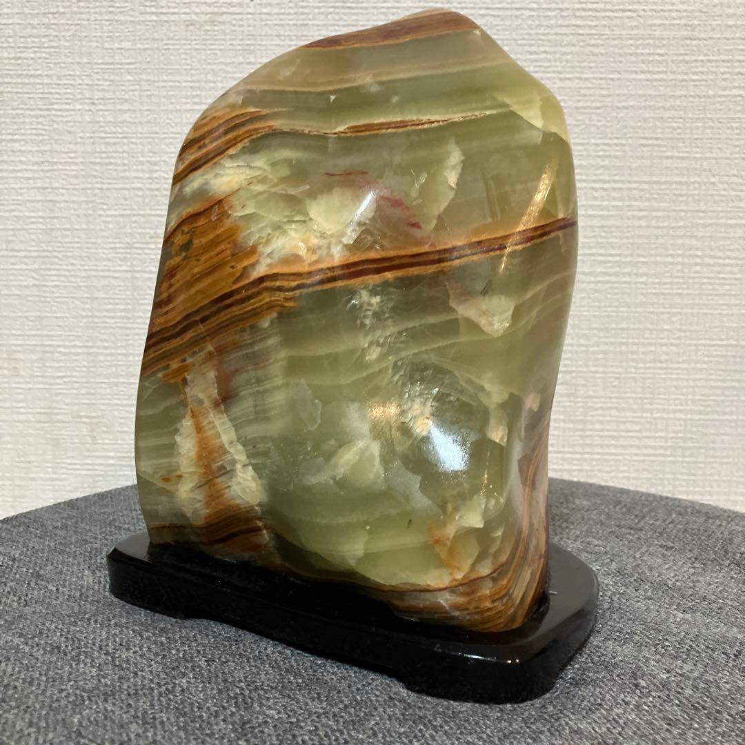 縞瑪瑙、オニキス置物