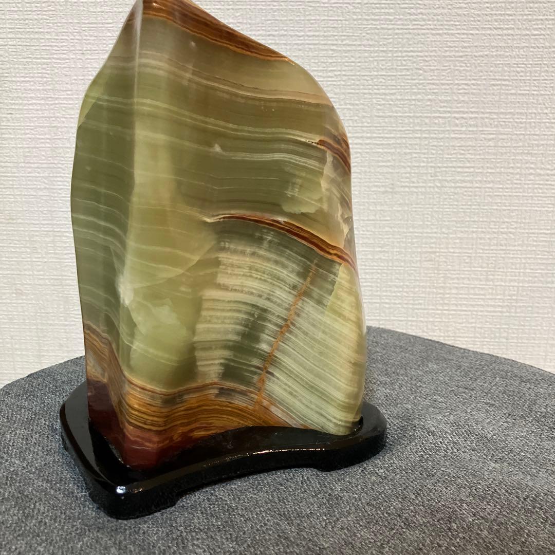 縞瑪瑙、オニキス置物