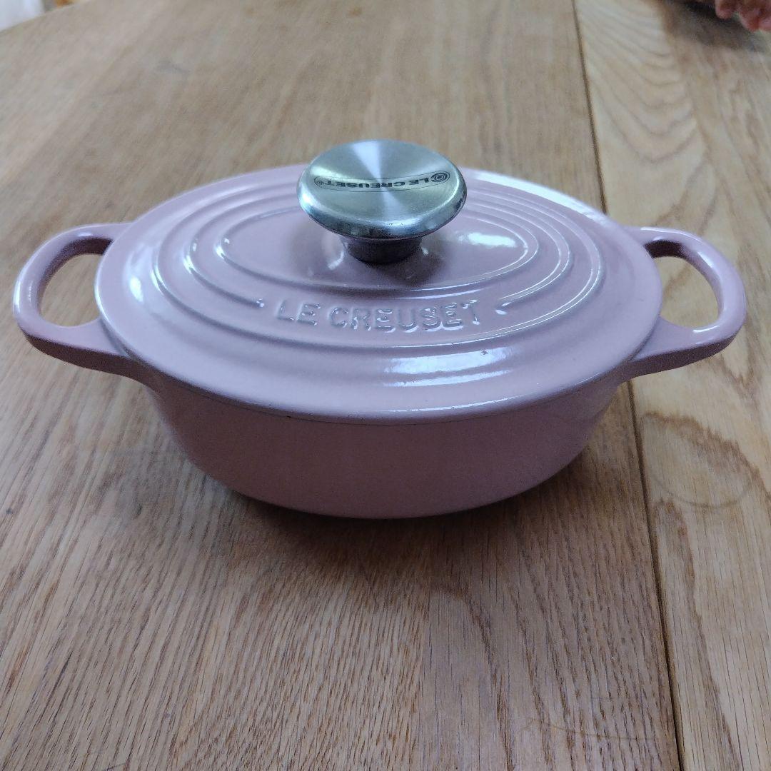 ルクルーゼ　ル・クルーゼ　17cm　オーバル　キャセロール　ピンク