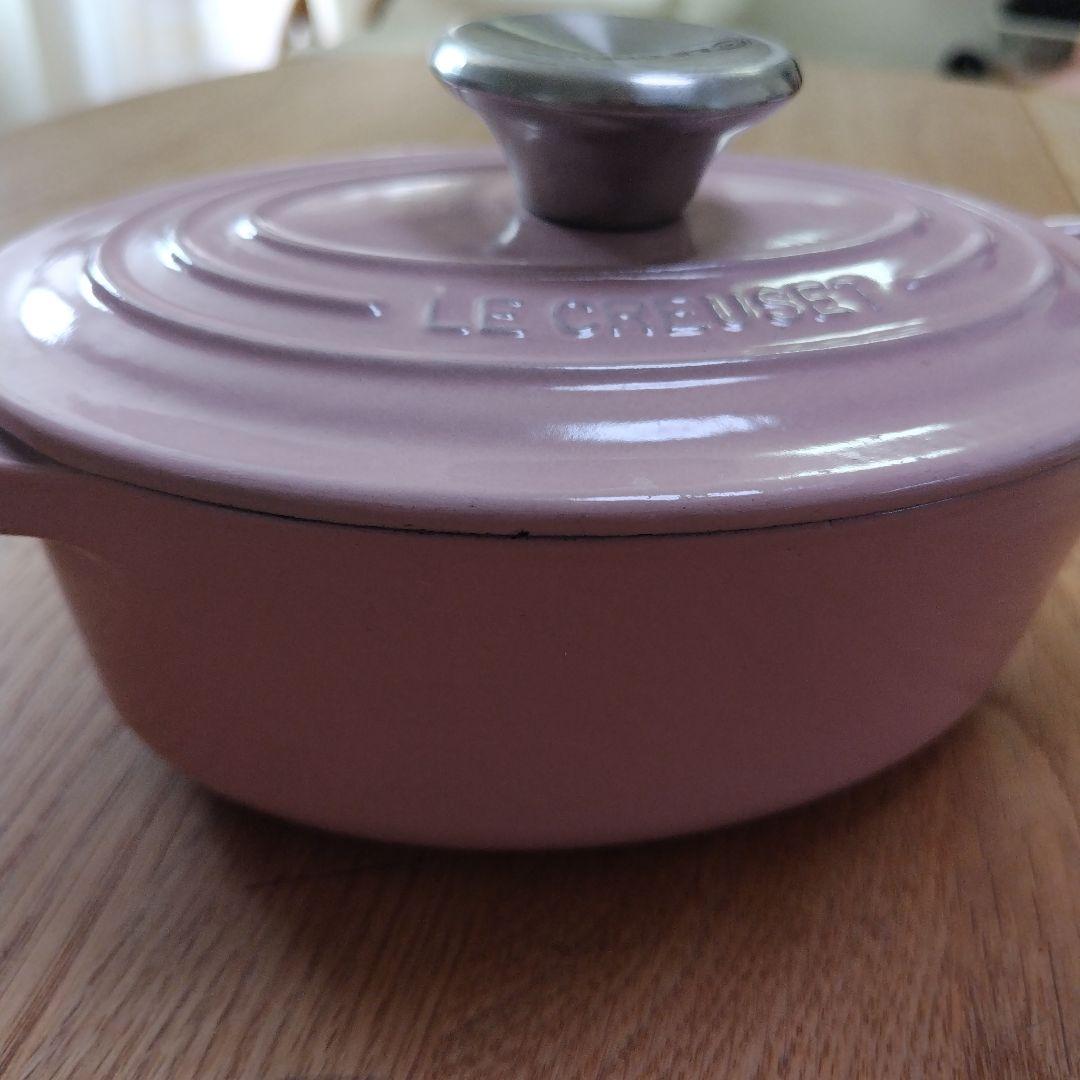 ルクルーゼ　ル・クルーゼ　17cm　オーバル　キャセロール　ピンク