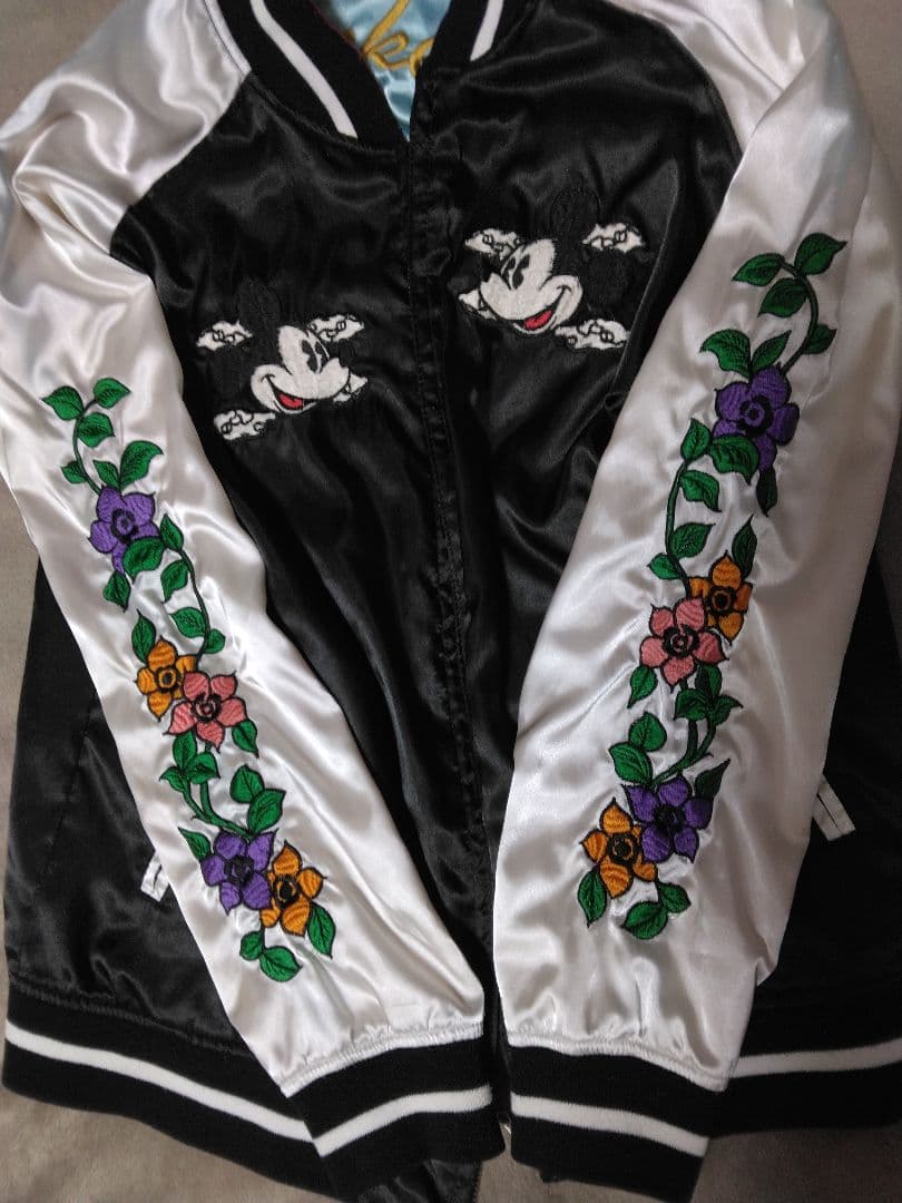 ジャケット・アウター Disney Mickey Reversible Vintage Sukajan