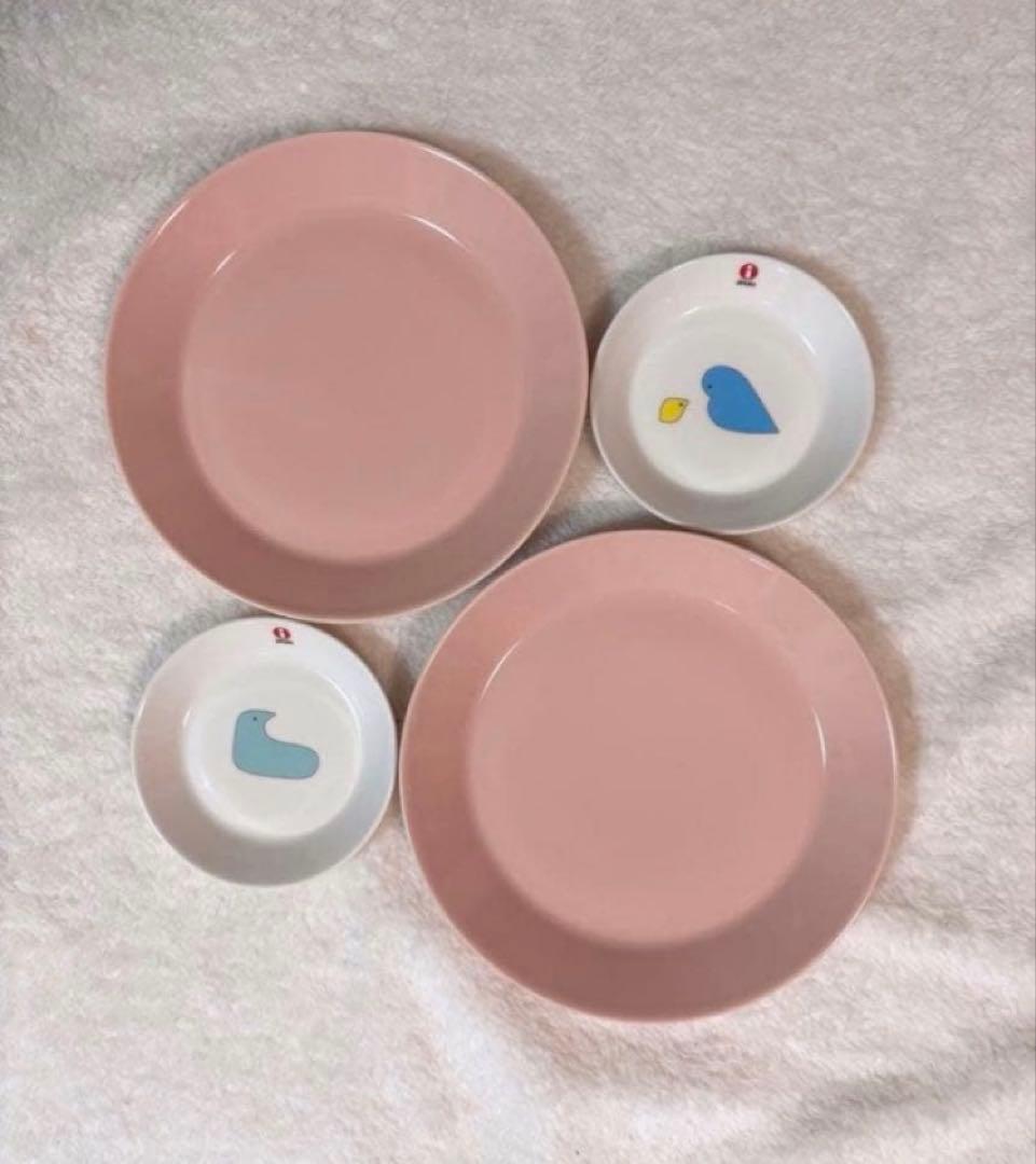 イッタラ ティーマ プレート パウダー ミナペルホネン コラボペア