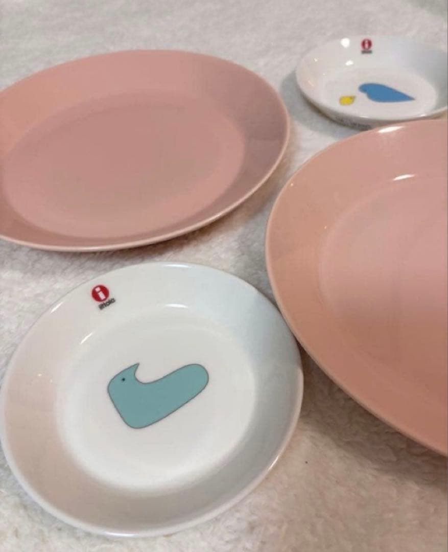 イッタラ ティーマ プレート パウダー ミナペルホネン コラボペア